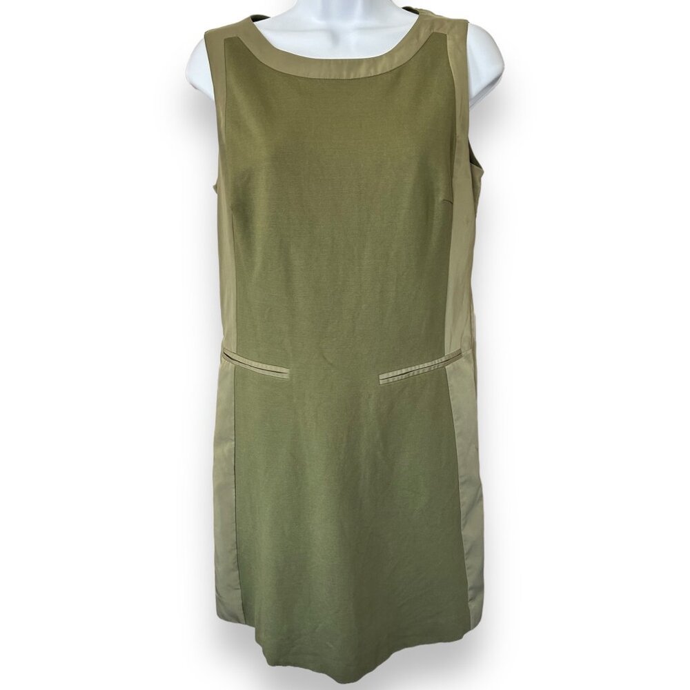 Ted Baker Green Sleeveless Sheath Dress